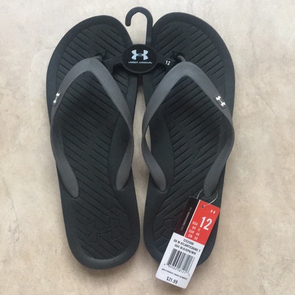 under armour men's atlantic dune flip flops